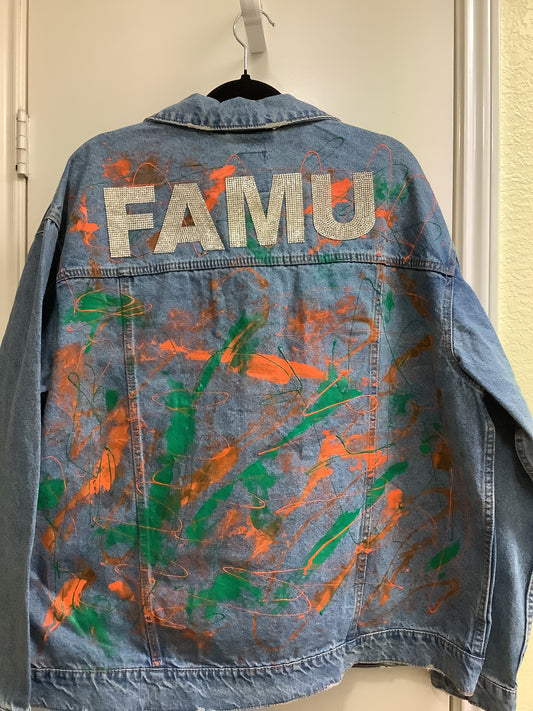 FAMU  Bling Denim Jacket (XL)